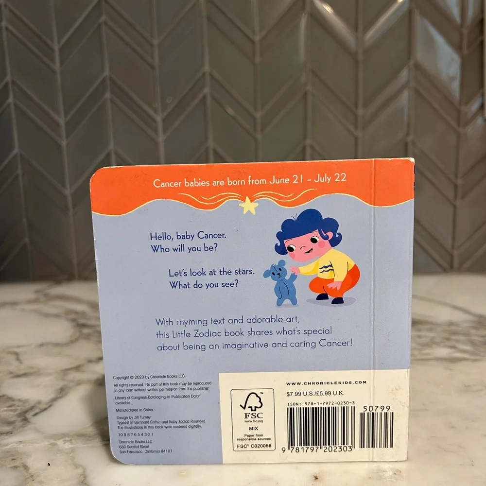 $5 ADD ON baby cancer astrology book no‎ size added lovevery jelly cats Zara